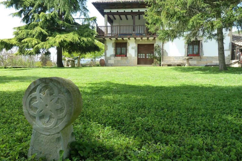 Casa Rural Mertxenea Landetxea Elcano Bagian luar foto