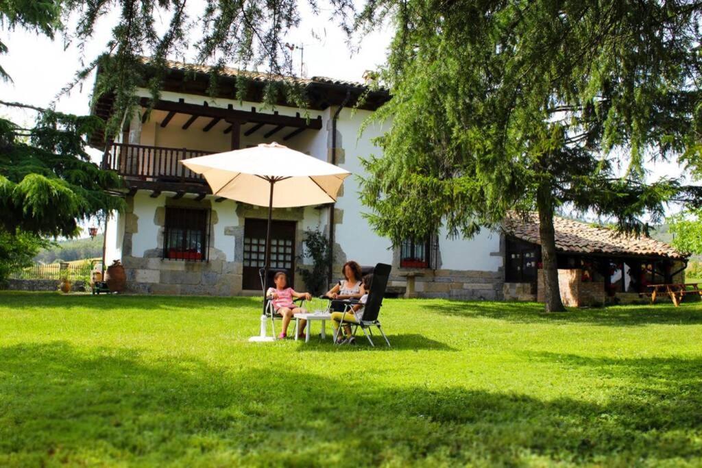 Casa Rural Mertxenea Landetxea Elcano Bagian luar foto